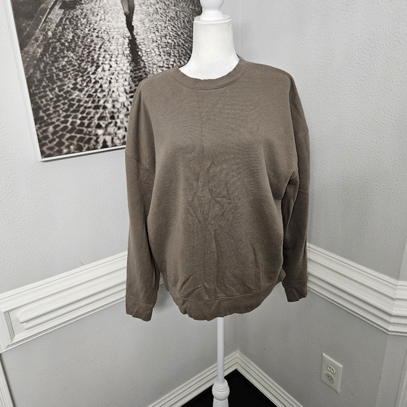 Nuuds vintage fleece crewneck in mocha medium - Picture 7 of 14